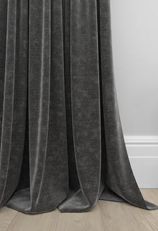 Darwin, Charcoal - Made to Measure Curtains